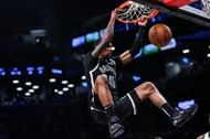 Keon Johnson plays for the Brooklyn Nets.